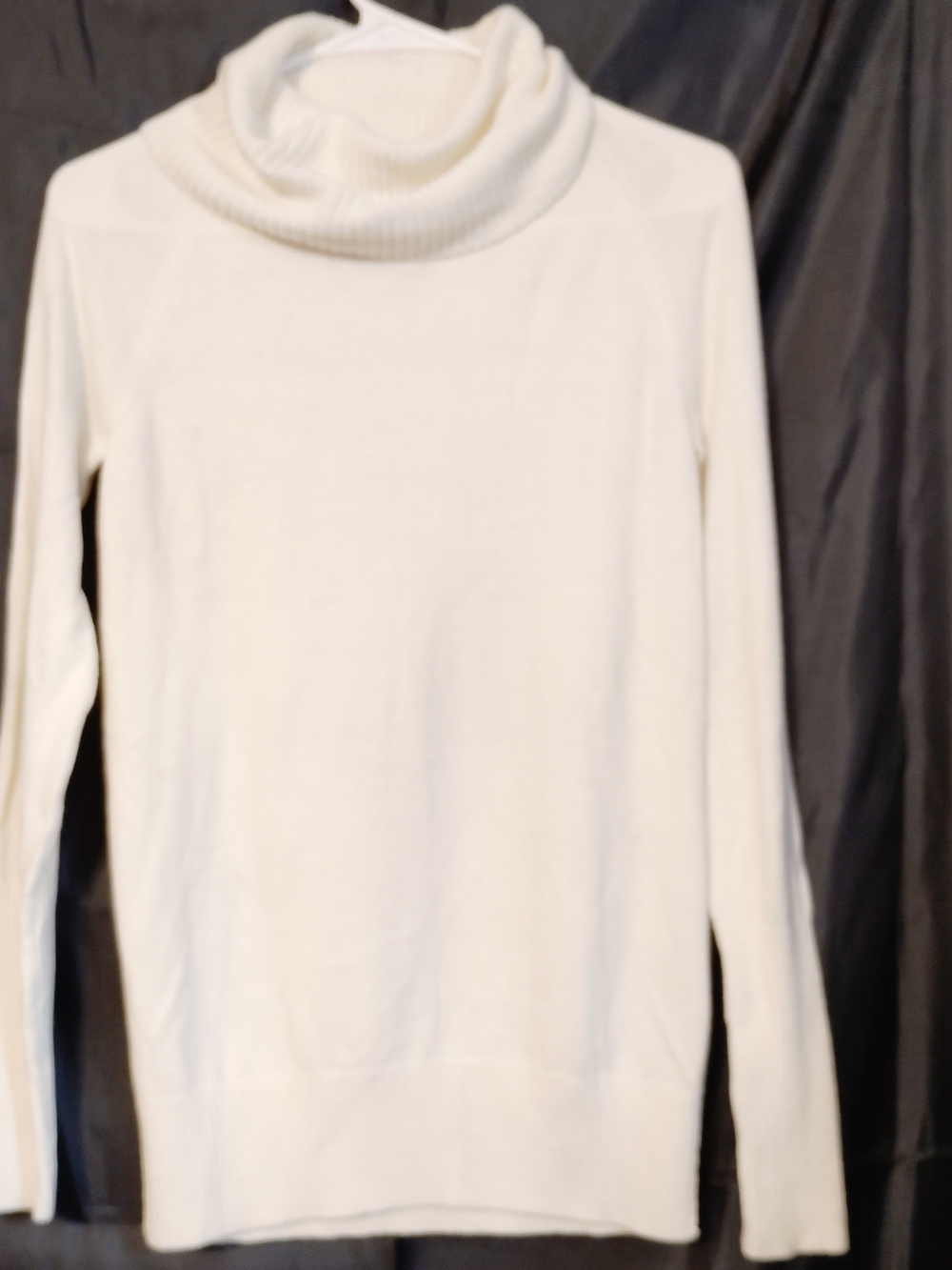 LOFT Cream Cowl Neck Sweater